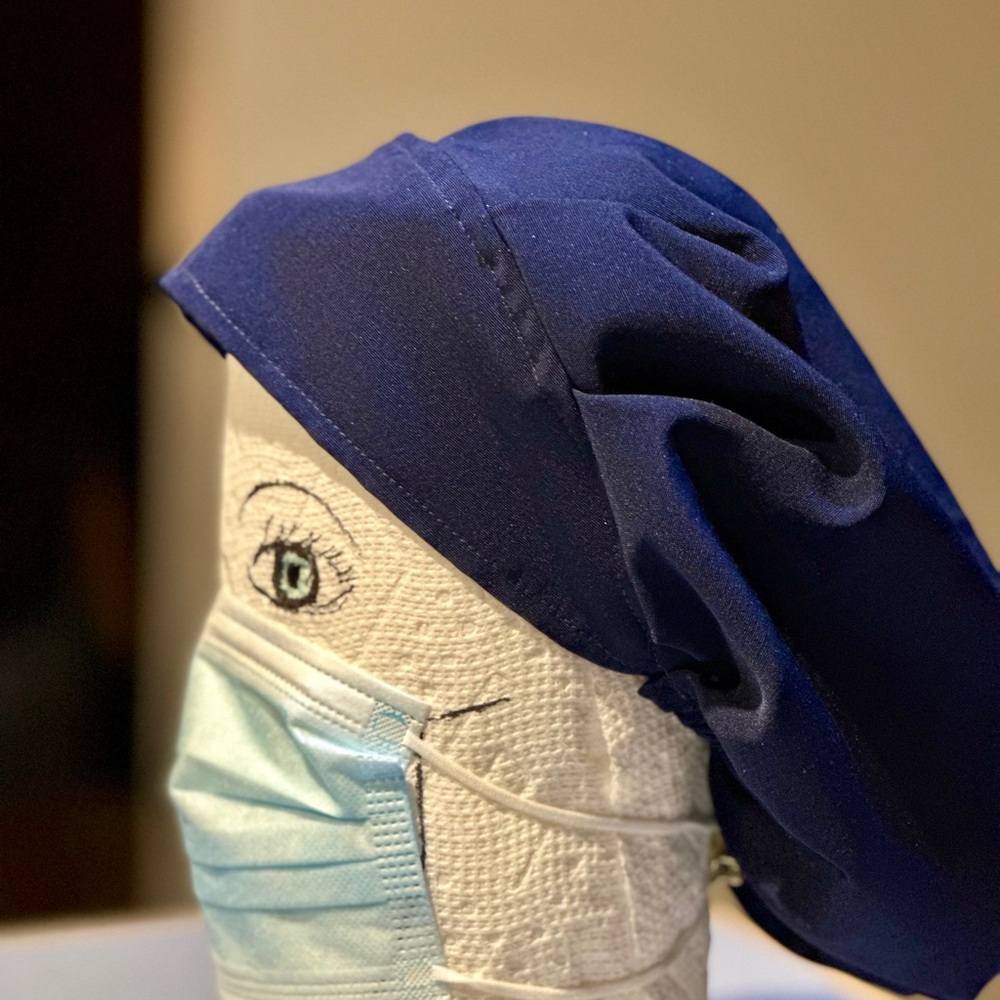 Navy Blue Scrub Cap